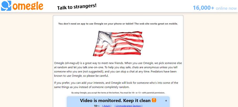 The best sites like Omegle
