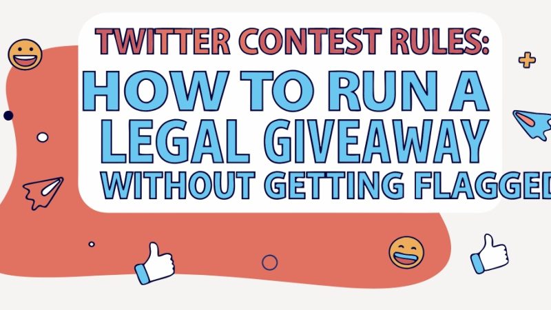 Do I need a lawyer to run a Twitter contest