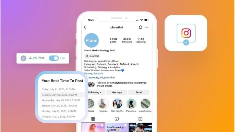 A screenshot of Instagram Insights displaying peak activity hours for followers
