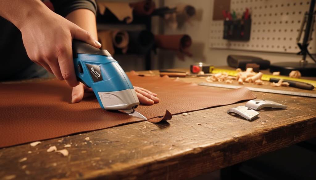 How to Cut Leather Cleanly Using Electric Scissors
